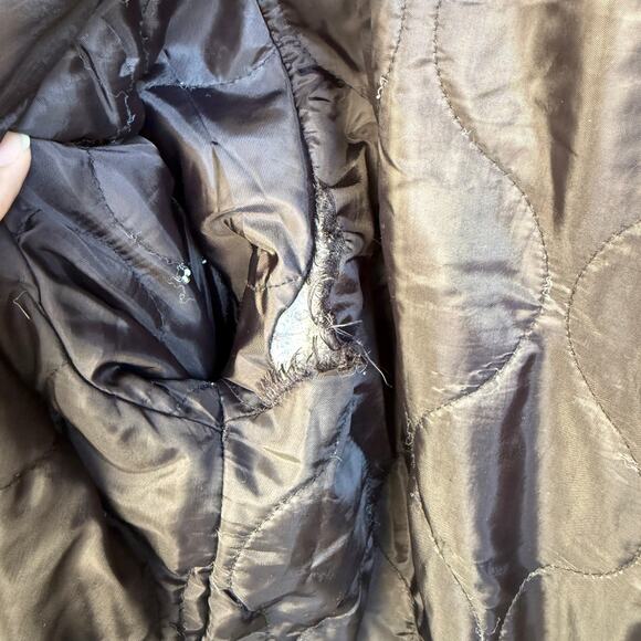 Mens Prana shirt jacket - navy - black - snap up - shacket - organic cotton - L - Picture 6 of 10